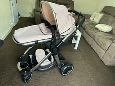 Mothercare Journey Pram and Pushchair Blush Pink Excellent Condition Used