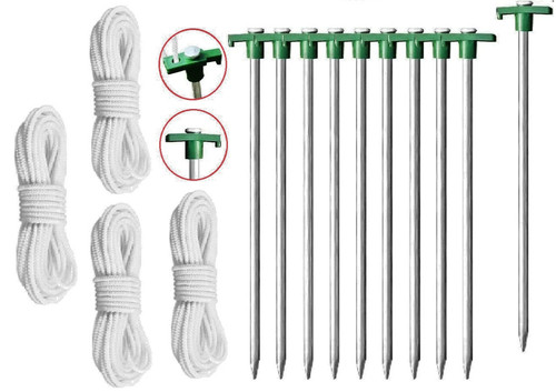 Pack tent stakes - 10-pc,