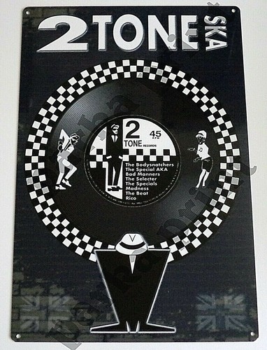 Tone metal sign - tone, reggae