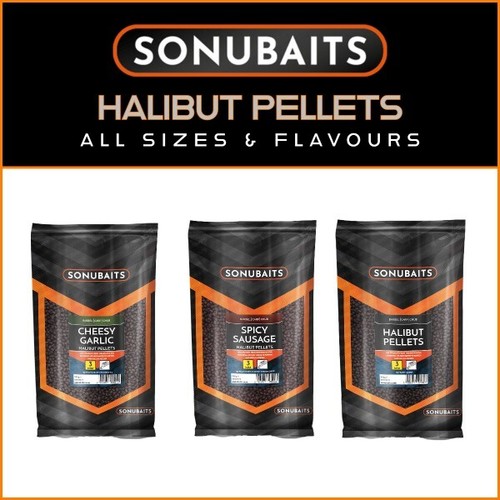 Sonubaits halibut pellets 900g - halibut,