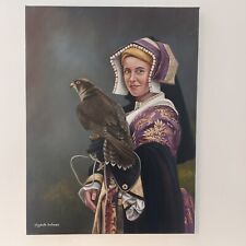 Tudor Lady. Artist Elizabeth Dolbeare. Original Oil on Canvas