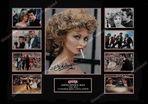 Olivia newton john signed - olivia, newton-john