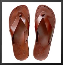 Brown Leather Jesus Gladiator