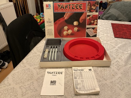 Vintage yahtzee from - yahtzee, mb