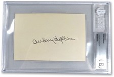 Audrey Hepburn Signed