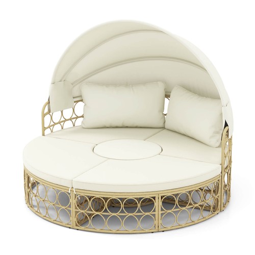 Outdoor patio round daybed - outdoor,