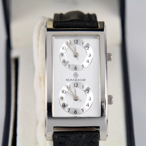 Sandoz dual time quartz men - sandoz,