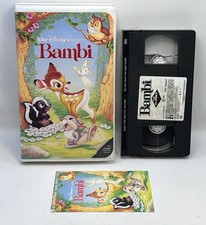 Bambi VHS Disney Video Tape