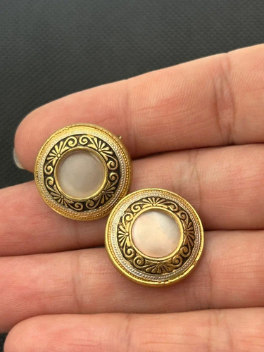 Damascene vintage clip - clip, on