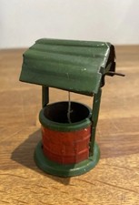 Vintage Tin Plate Toy Well 