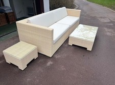 Rattan Garden/Lido Furniture Set - Annebel Hall Design - Excellent Condition