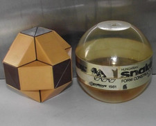 Vintage 1981 Rubiks Hungarian Snake Puzzle With Plastic Box. UK ONLY. Free Post.