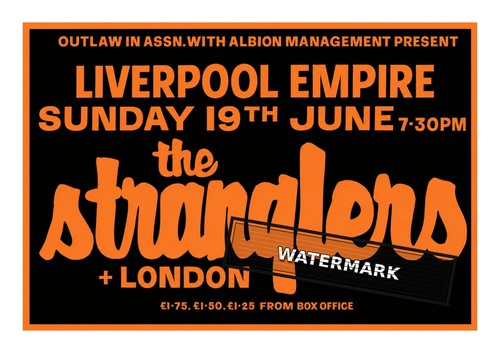 The stranglers gig poster - the,