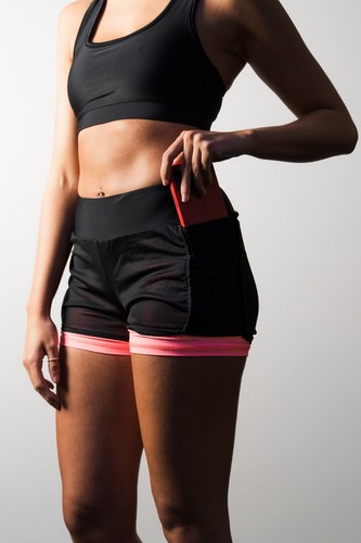 Ladies shorts high waist - ladies,