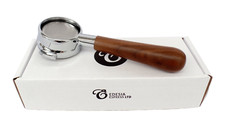 ASCASO 58mm Bottomless Portafilter Espresso Walnut Handle - 21g Basket