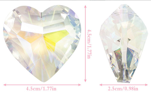 Sun catcher heart - , prism