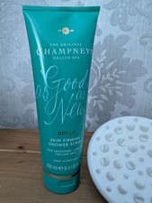Champneys Detox Skin Firming Shower Scrub 250ml & Champneys Body Massager - New