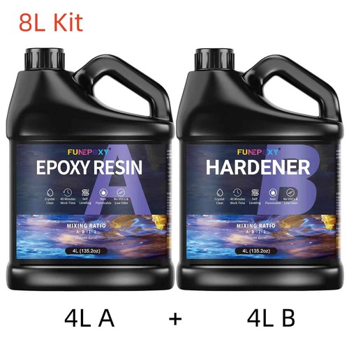 Clear epoxy resin 500ml - clear,