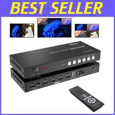 HDMI Quad Switcher with Screen