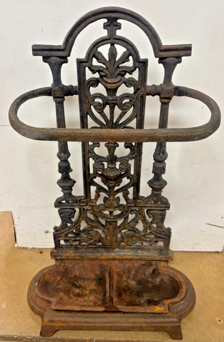 Antique ornate cast iron - antique,
