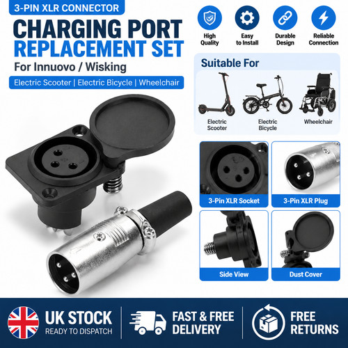 Mobility scooter charging port - scooter,