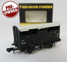 N Gauge Farish 373-261 8 Ton Cattle Wagon GWR Dark Grey