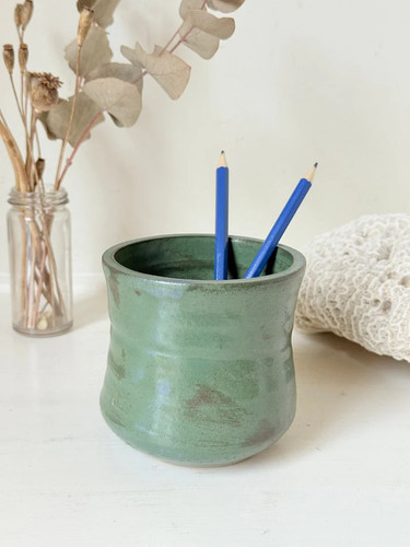 Studio pottery pencil pot - pencil,
