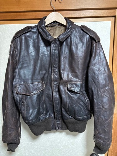 Schott leather jacket - leather, 184sm