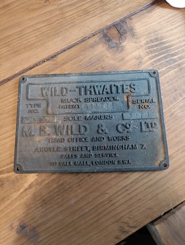 Wild thwaites muck spreader - wild,