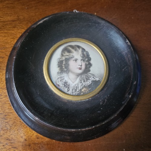 Miniature portrait child - , king