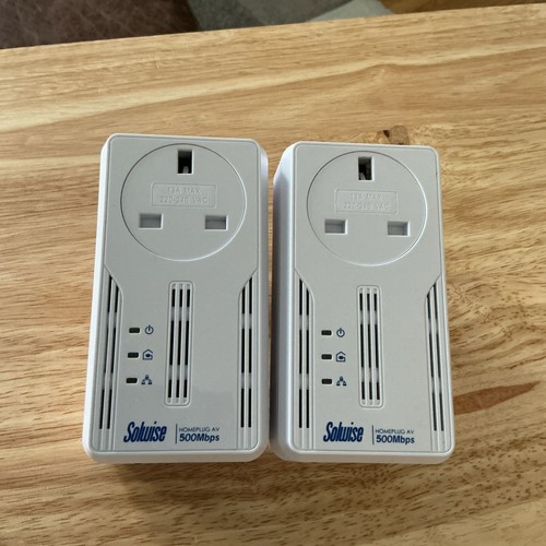 Solwise homeplug adapter - av,