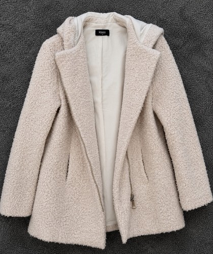Ladies cream boucle coat - ladies,