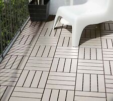 11x WPC Decking Tiles Garden