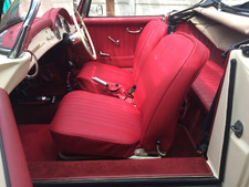 MGB ROADSTER RED LEATHER FRONT