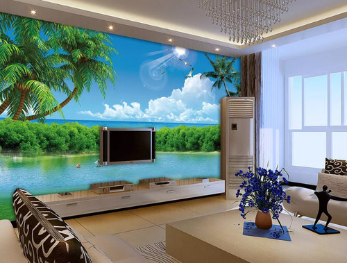 Blue sea n09810 wallpaper - n09810,