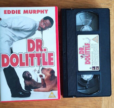 Dr Dolittle - Eddie Murphy - VHS PAL - 1998 Cert PG Comedy Family - VGC- Tested