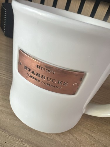 Starbucks white ceramic coffee - white,