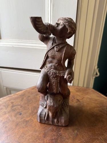 Vintage hand carved wooden - vintage,