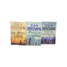 3× Dan Brown Book Bundle Joblot The Da Vinci Code Angels Demons Digital Fortress