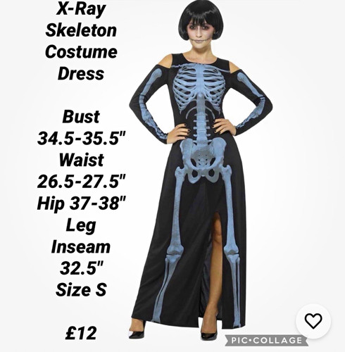 Ray skeleton dress - x-ray,