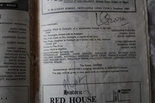 LAURENCE OLIVIER and ALBERT FINNEY ORIGINAL AUTOGRAPHS IN 1965 PROGRAMME 