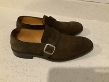 John White Brown Suede Shoes Size UK 9.5 EU 43.5 Used Quality Shoe VGC.