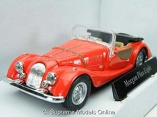 MORGAN PLUS EIGHT ROADSTER MODEL CAR RED 1:43 SCALE CONVERTIBLE CARARAMA K8