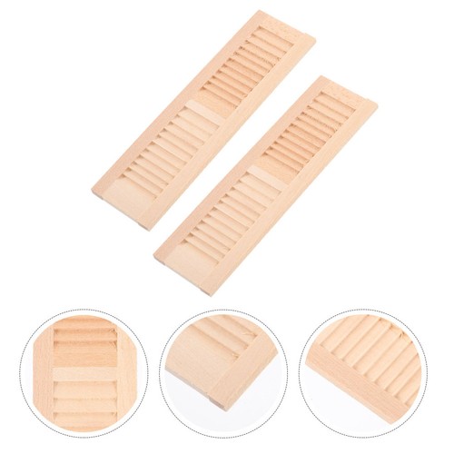 2pcs miniature shutters - miniature,