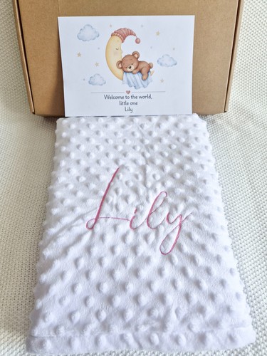 Personalised minky baby - personalised,
