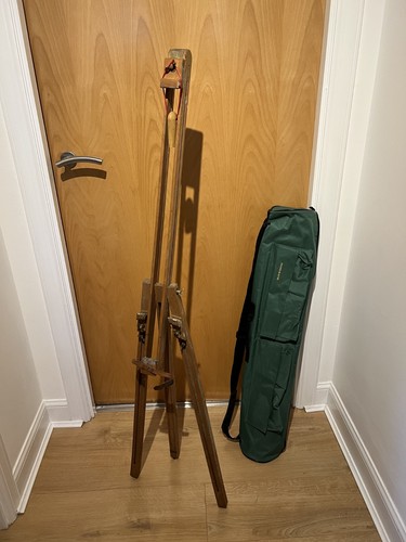 Vintage field wooden easel - wooden,