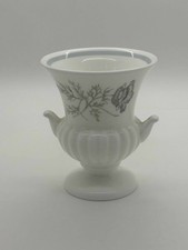 Wedgewood Urn Vase - 3.5" Tall - Blue Flower with Bud - Bone China