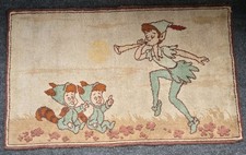 Vintage Disney Peter Pan Rug