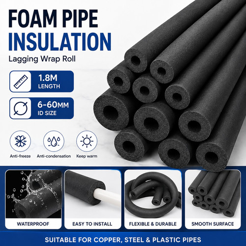 Foam pipe insulation - foam,
