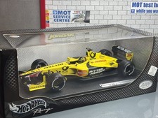 1:18 *BOXED* HOT WHEELS F1 Formula 1 JORDAN EJ11 HH Frentzen 2001 Model Car RARE